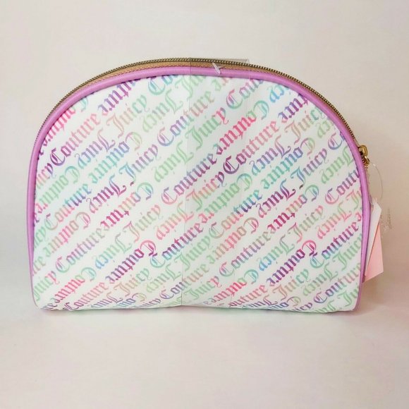 Juicy Couture Logo 3 Cosmetic Bags Iridescent Lilac Purple Pink🆕⌚FAST⚡📦🏃🏻🚚 - Picture 6 of 15